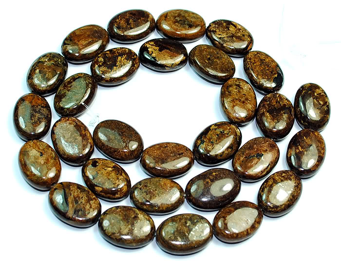 10x14mmCoffeeNaturalBronziteJasperFlatOvalBeads16599.jpg picture by wanglijuan1122