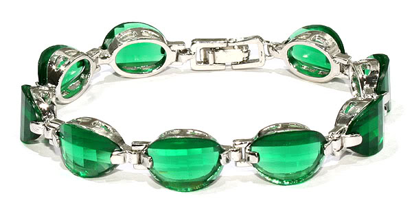 10x16mmFacetedGreenZirconBracelet7.jpg picture by wanglijuan1122