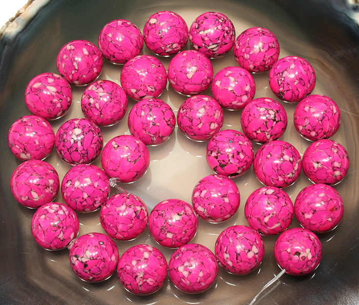 12mmPinkTurquoiseRoundBeads16.jpg picture by wanglijuan1122