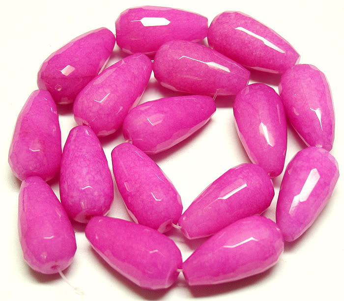 13X24MMPinkJadeDropBeads8pcs10599.jpg picture by wanglijuan1122