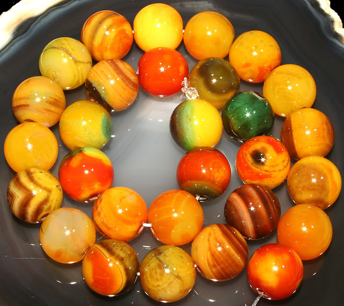 13mmYellowAgateRoundBeads1612799.jpg picture by wanglijuan1122