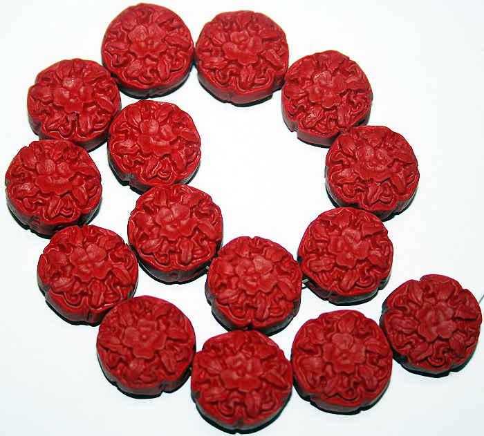16mmcarvedRedCinnabarCoinBeads15pcs.jpg picture by wanglijuan1122