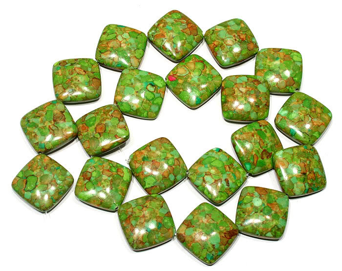 22mmYellowGreenTuquoiseSquareBeads1.jpg picture by wanglijuan1122