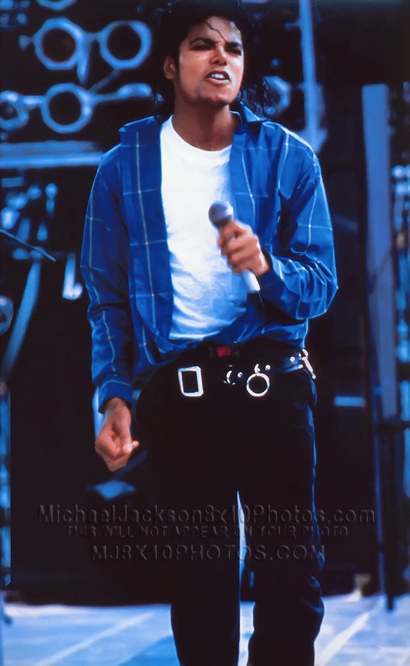 MICHAEL JACKSON  BAD TOUR REHEARSALS (3) RARE 8x10 PHOTOS