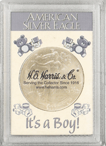Silver Dollar It's A Boy!