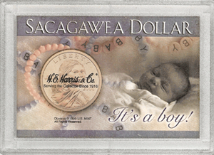 Sacagawea Dollar It's a Boy