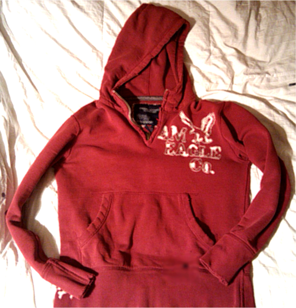 adult american eagle hoodie wash sweatshirt