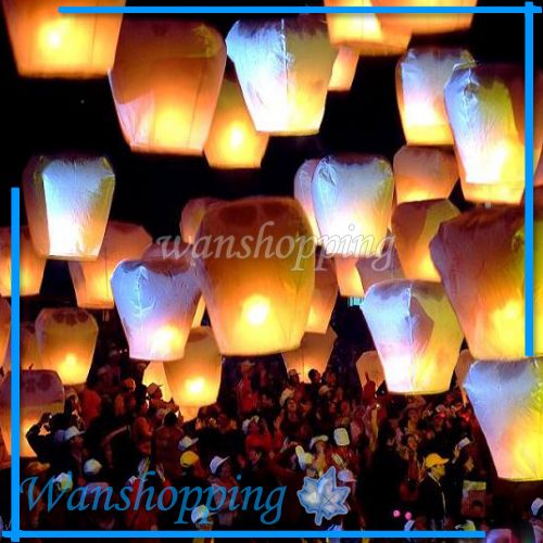 Wishing lantern is made of Flame-retardant materials which can prevent the lantern caught on fire effectively