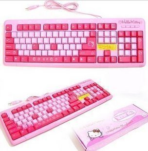 Hello kitty USB Computer Keyboard BRAND NEW in BOX pink