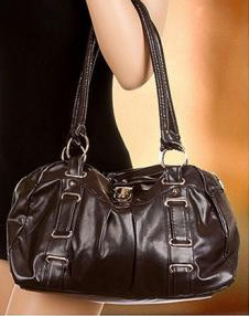 HOT DESIGNER INSPIRED HANDBAG PURSE HOBO TOTE BLACK