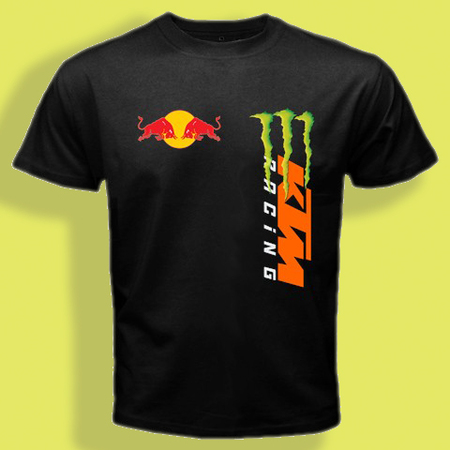 New Design KTM Racing Monster Energy Men T-Shirt S-XXXL