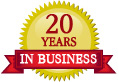 20 years in business
