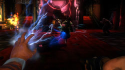Multiplayer screen playing as one of the available characters BioShock 2