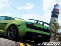 Green Lamborghini from Need For Speed: Hot Pursuit