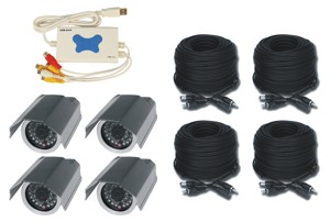 4 Channel Wired DVR System