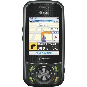 Pantech Matrix C740 Phone, Black/Green (AT&T)