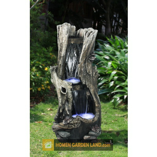 Fountain Tree Trunk 41' 41 In Garden