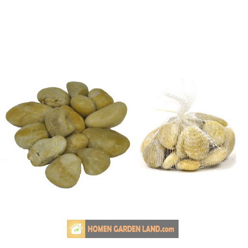 Polished Beige Stones 1 kg bag Decorative Rocks