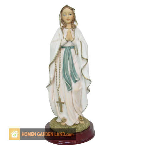 Mary Figurine Statue 12' 12 In Decor
