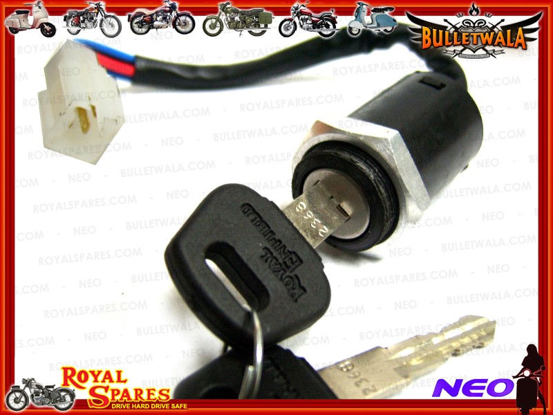 BRAND NEW ROYAL ENFIELD IGNITION LOCK SWITCH WITH 2 KEY