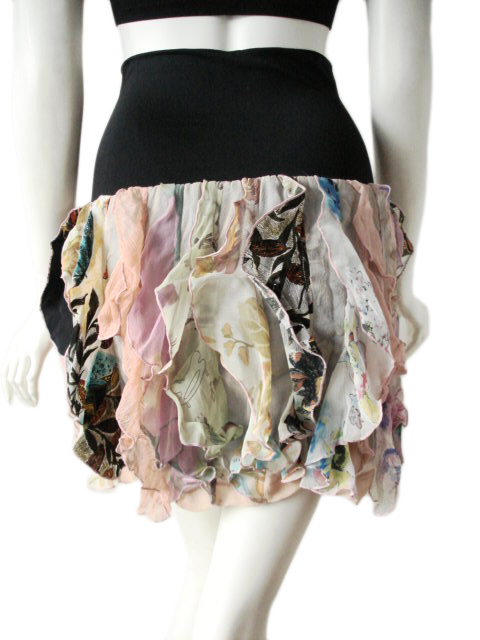 SILK MINI SKIRT