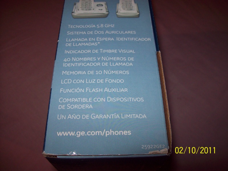 GE 5.8 DUO PHONE