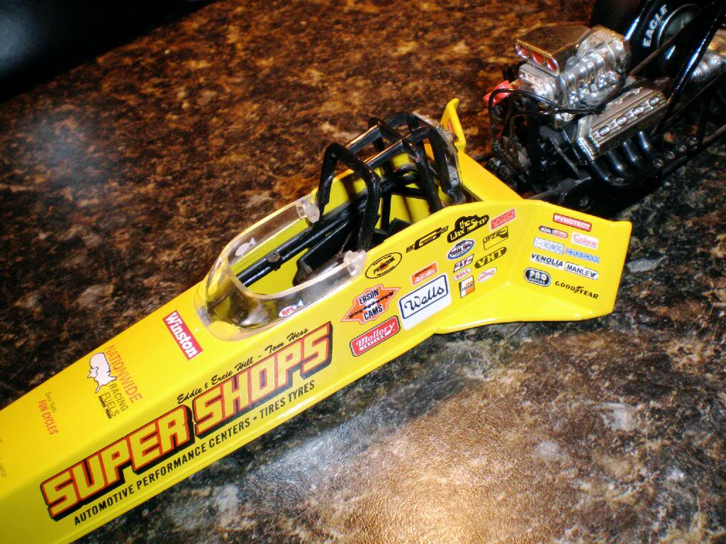 1/25th Scale Waterslide Decals Eddie Hill Super Shops Top Fuel Dragster 1/24th
