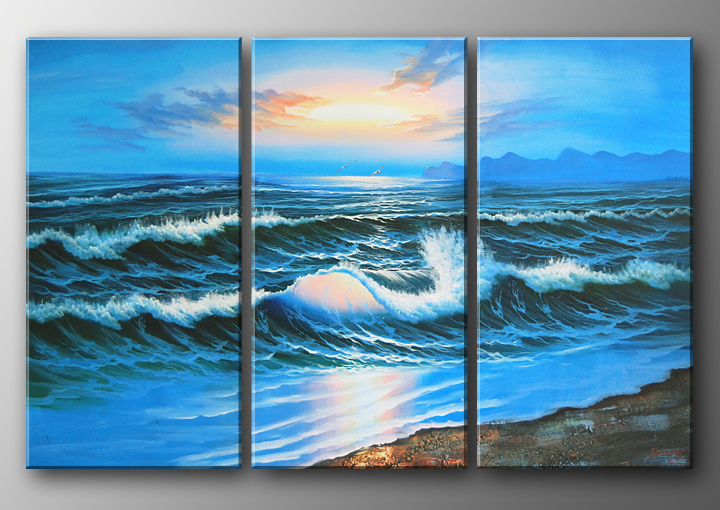 A140 - 60" FRAMED ORIGINAL MODERN ABSTRACT ART OIL PAINTING