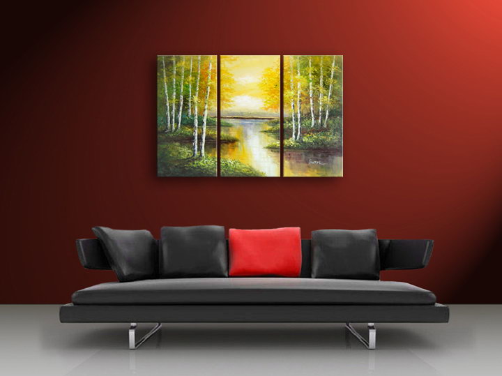 A173 - 60" FRAMED ORIGINAL MODERN ABSTRACT ART OIL PAINTING