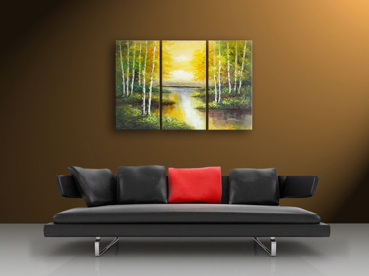 A173 - 60" FRAMED ORIGINAL MODERN ABSTRACT ART OIL PAINTING