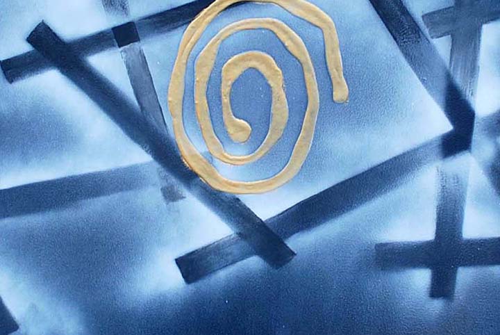 B037 - 72" FRAMED abstract art gallery ORIGINAL oil PAINTING 
