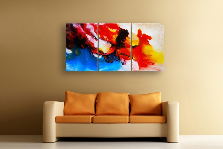 B176 - 72" 72" FRAMED ORIGINAL MODERN ART ABSTRACT OIL PAINTING