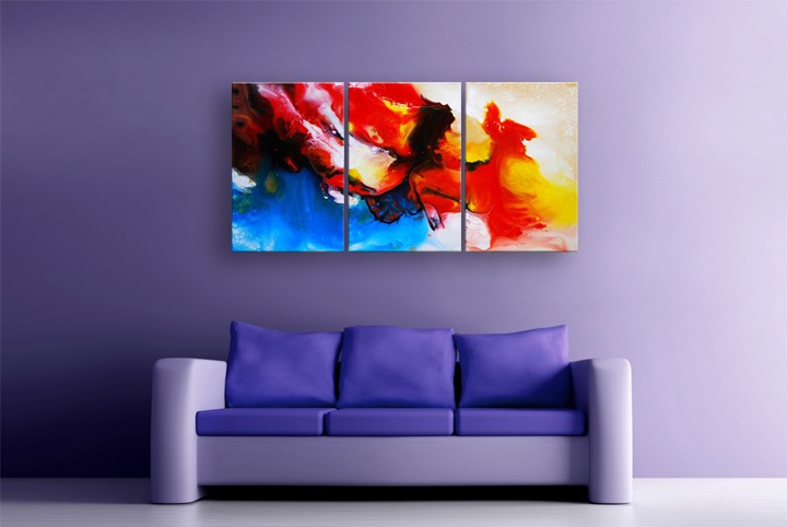 B176 - 72" 72" FRAMED ORIGINAL MODERN ART ABSTRACT OIL PAINTING