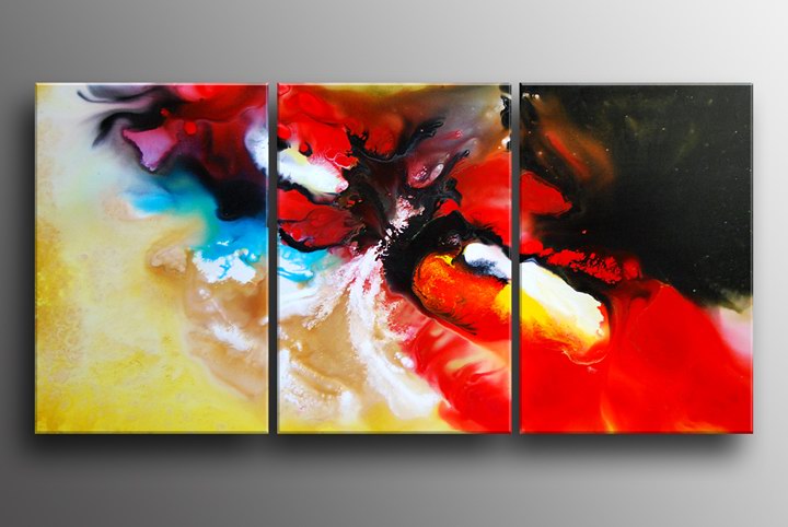 B179 - 72" FRAMED abstract art gallery ORIGINAL oil PAINTING 