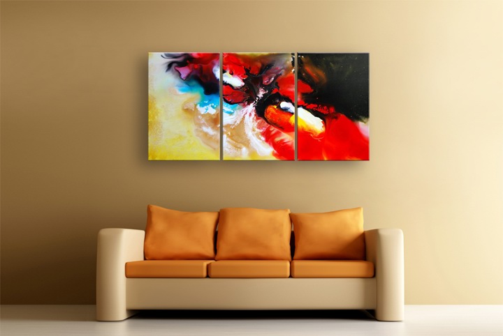B179 - 72" 72" FRAMED ORIGINAL MODERN ART ABSTRACT OIL PAINTING