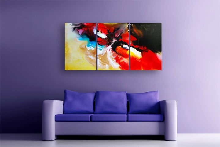 B179 - 72" 72" FRAMED ORIGINAL MODERN ART ABSTRACT OIL PAINTING