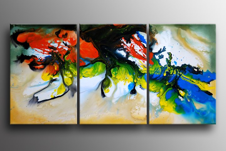 B181 - 72" FRAMED abstract art gallery ORIGINAL oil PAINTING 