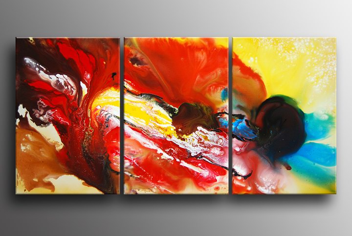 B189 - 72" FRAMED abstract art gallery ORIGINAL oil PAINTING 