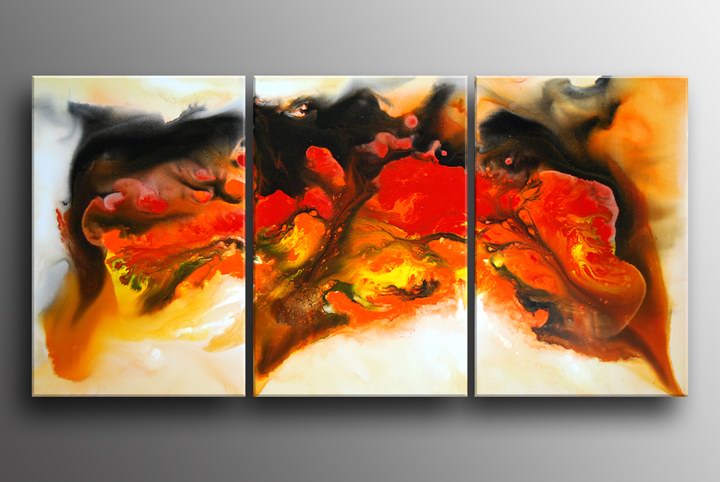 B193 - 72" FRAMED abstract art gallery ORIGINAL oil PAINTING 