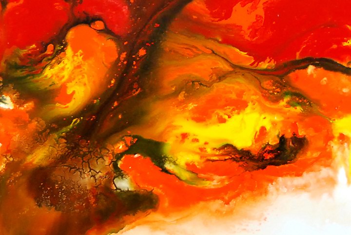 B193 - 72" FRAMED abstract art gallery ORIGINAL oil PAINTING 