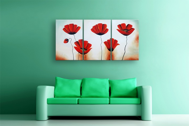 B256 - 72" FRAMED ORIGINAL MODERN ABSTRACT ART OIL PAINTING