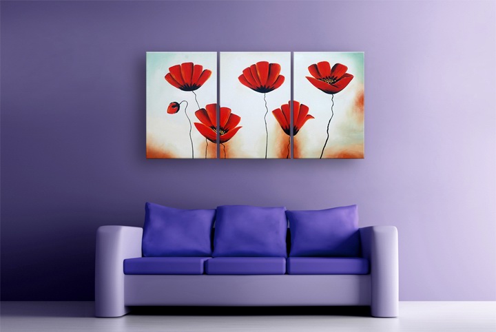 B256 - 72" FRAMED ORIGINAL MODERN ABSTRACT ART OIL PAINTING