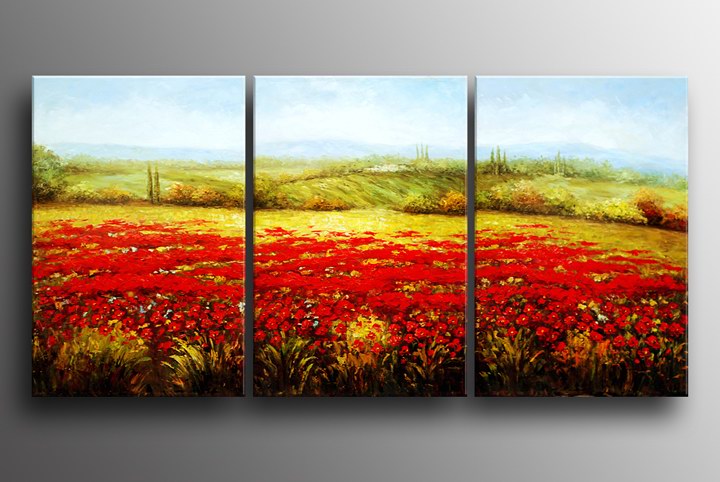 B313 - 72" FRAMED ORIGINAL MODERN ABSTRACT ART OIL PAINTING