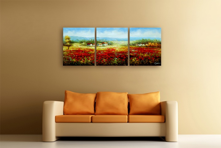 D27 - 60" FRAMED ORIGINAL MODERN ABSTRACT ART OIL PAINTING