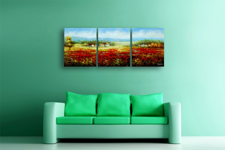D27 - 60" FRAMED ORIGINAL MODERN ABSTRACT ART OIL PAINTING