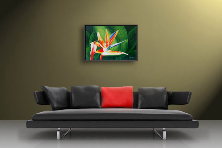 D303 - 37" HAND PAINTED Human body art Stunning ART OIL PAINTING