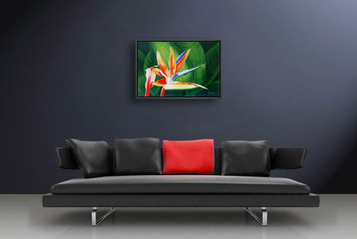 D303 - 37" HAND PAINTED Human body art Stunning ART OIL PAINTING