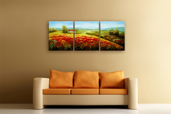 D31 - 60" FRAMED ORIGINAL MODERN ABSTRACT ART OIL PAINTING