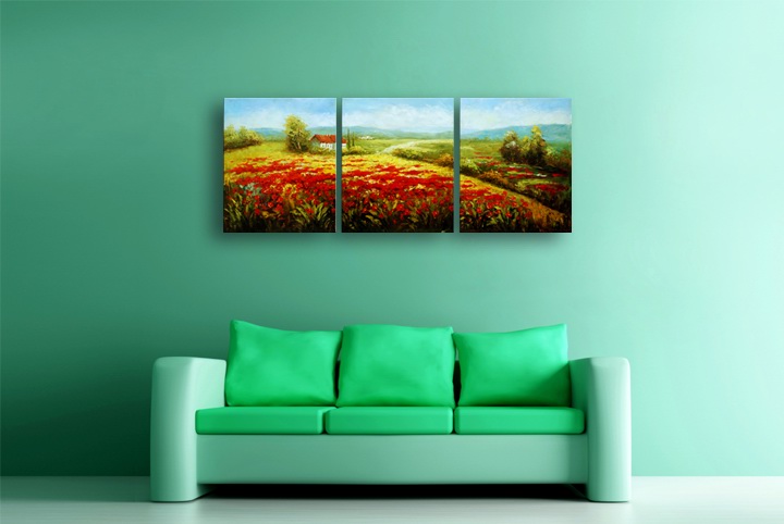 D31 - 60" FRAMED ORIGINAL MODERN ABSTRACT ART OIL PAINTING