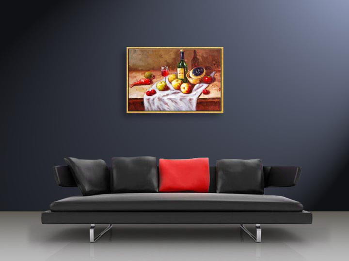 D322 - 37" FRAMED vincent van gogh sunflowers Art OIL PAINTING